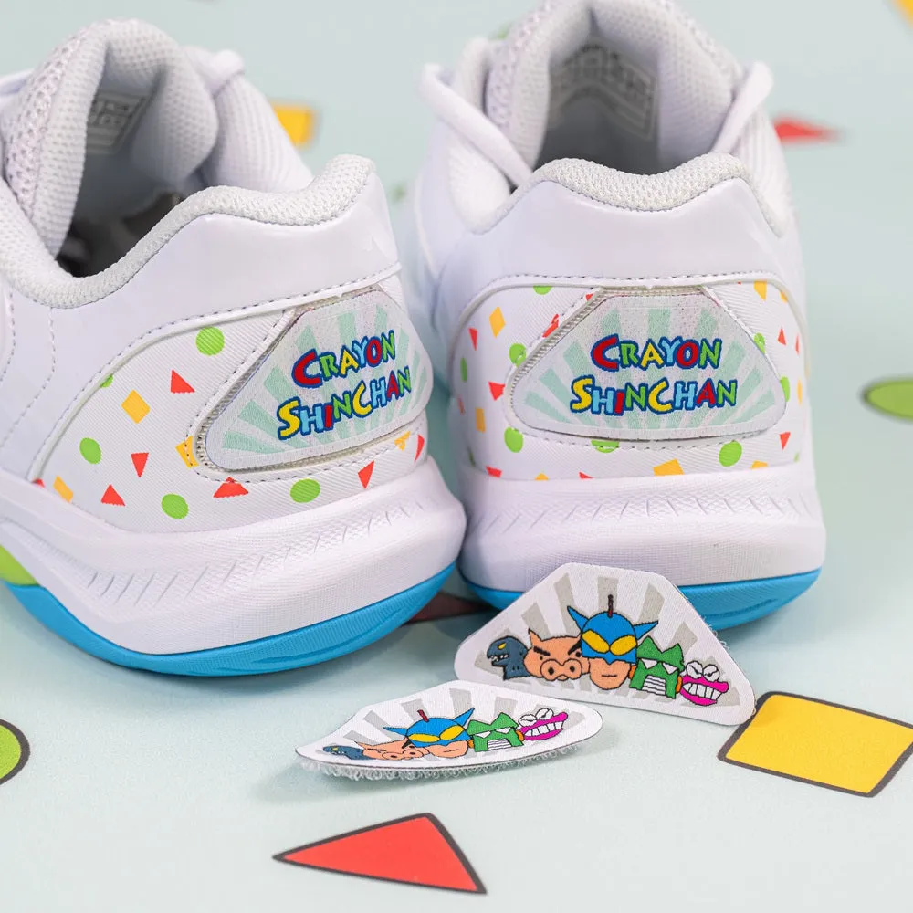 [VICTOR X CRAYON SHINCHAN] A39CS A White Court Shoes